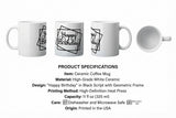 Happy Birthday Geometric Frame Mug - Product Sheet
