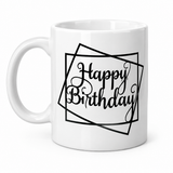 Geometric Frame Mug - 3/4 View