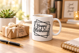 Geometric Frame Mug - Lifestyle