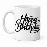 Happy Birthday Mug - 3/4 View
